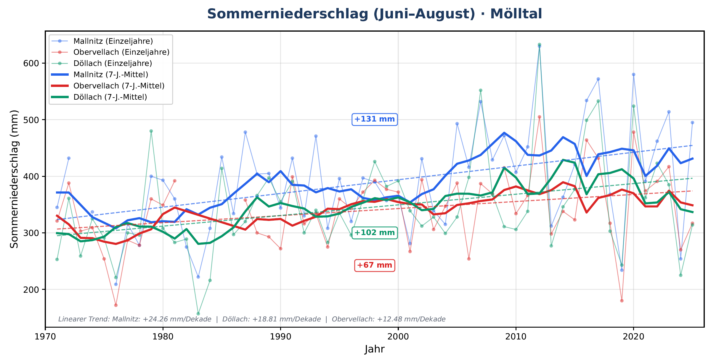 Sommerniederschlag