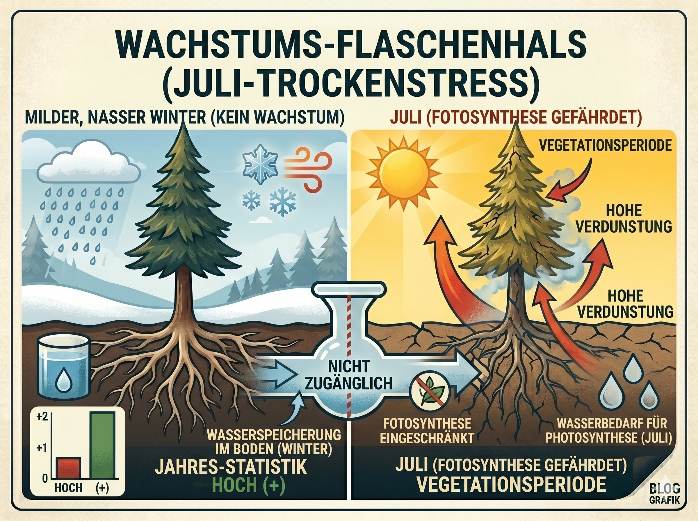 Trockenstress im juli