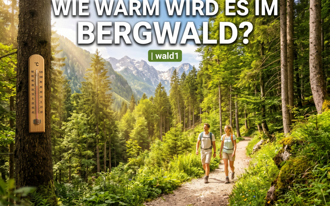 Wie warm wird es im Bergwald?