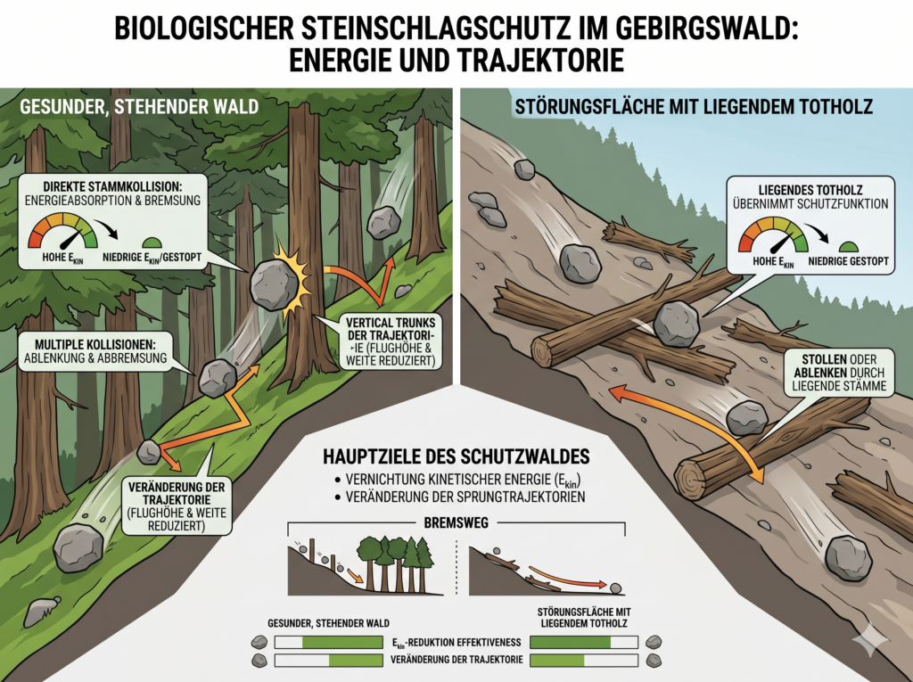 Steinschlagschutz schutzwald